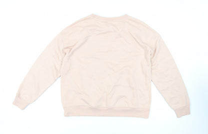 Preloved Disney Womens Pink Polyester Pullover Sweatshirt Size M Pullover - Minnie Mosue - Back