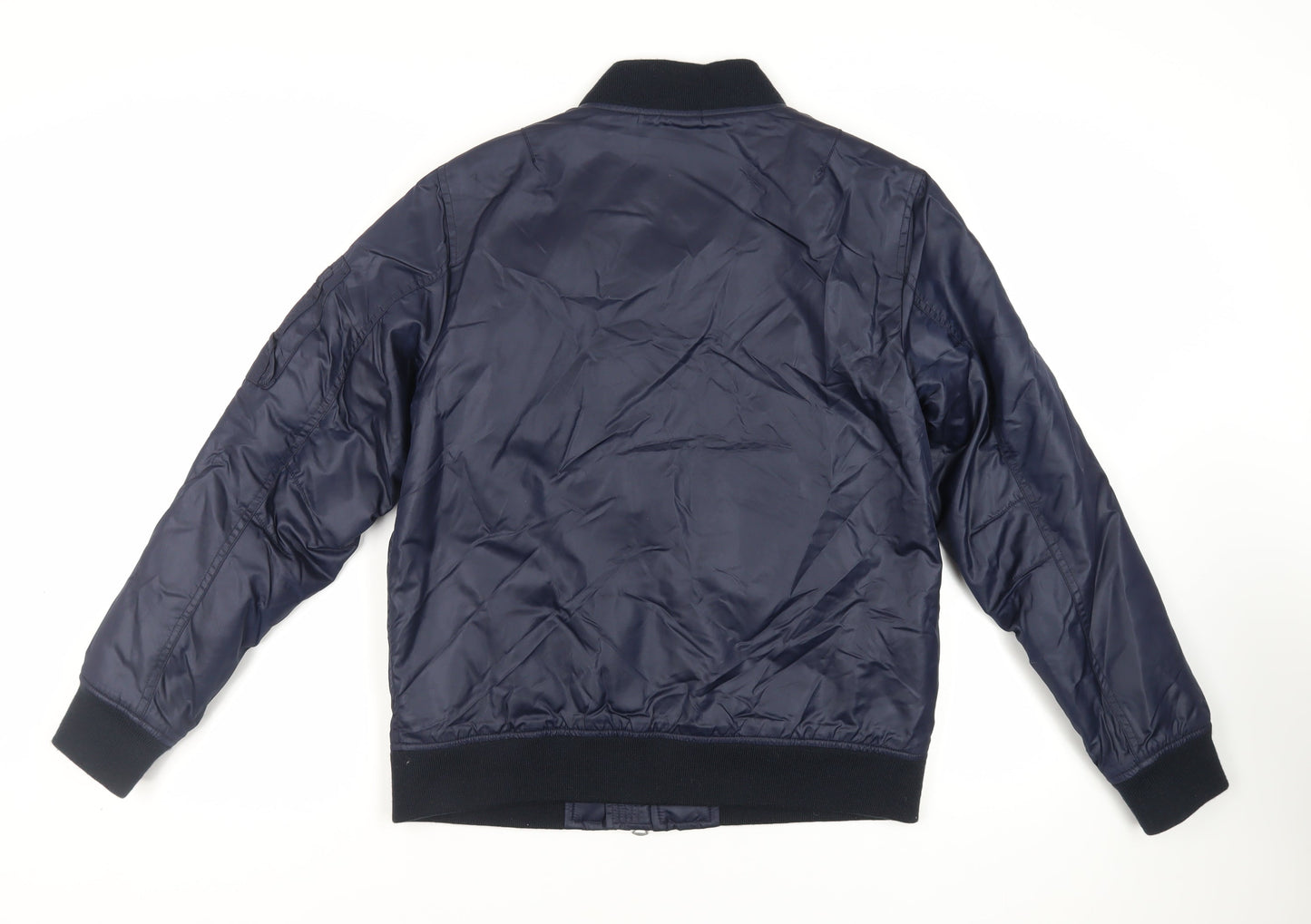 MUSIUM DIV. Mens Blue Jacket Size M Zip - Logo