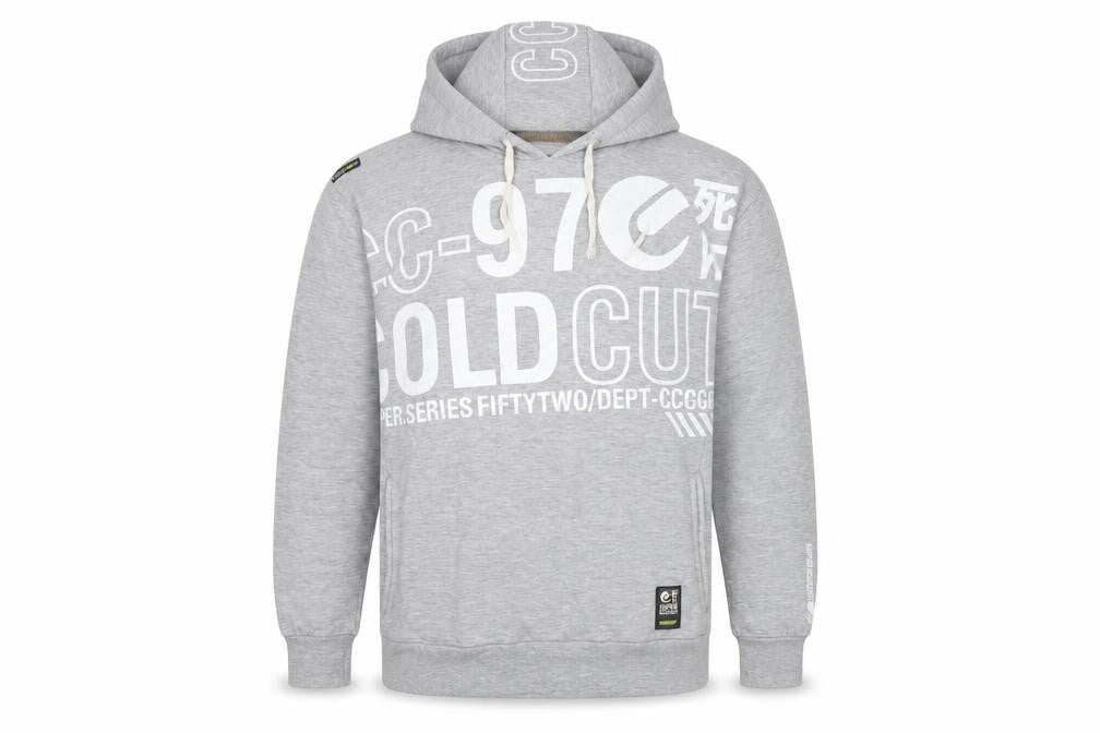 Super Coldcut Mens Grey Cotton Pullover Hoodie Size XL