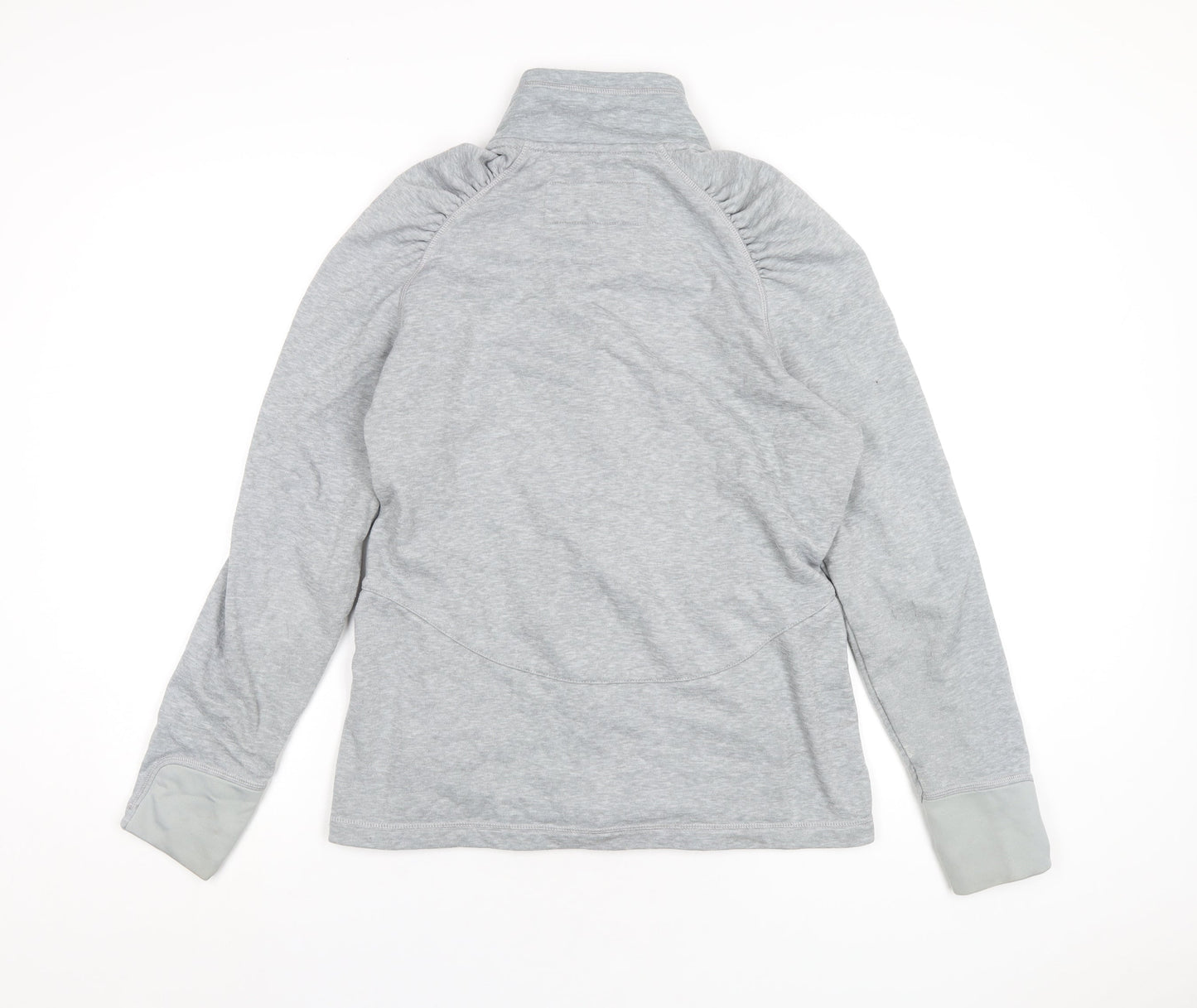 O'Neill Womens Grey Polyester Full Zip Sweatshirt Size XL Zip