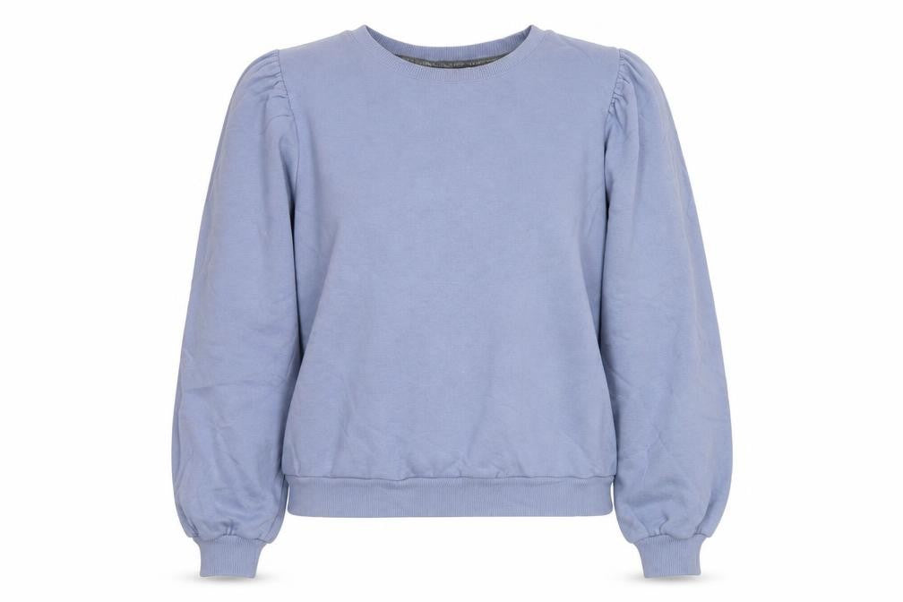 Saint Tropez Clothing Womens Blue Cotton Pullover Sweatshirt Size M Pullover