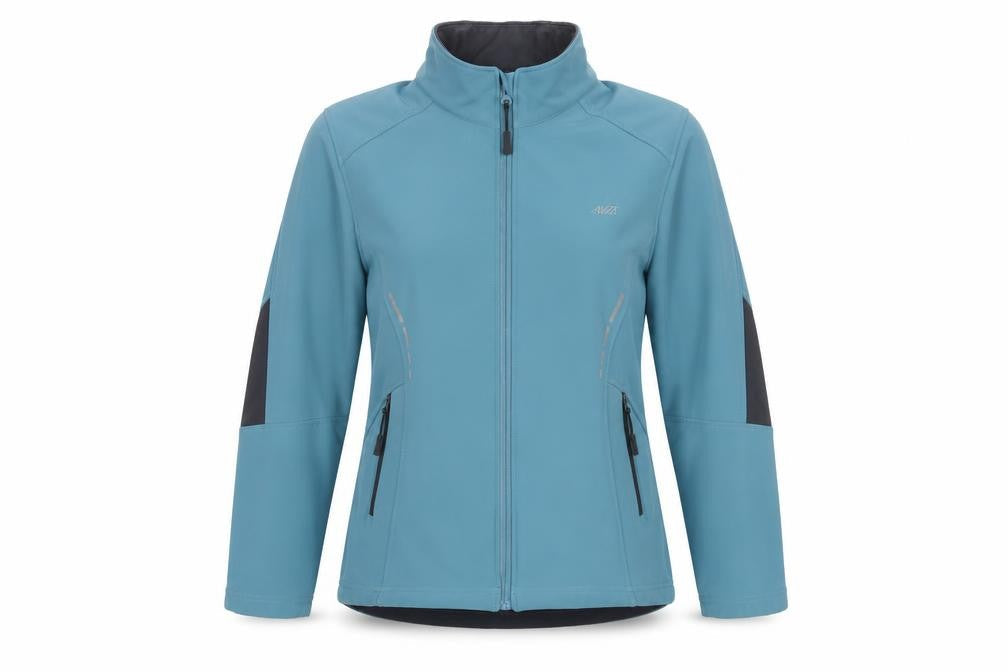 Aviva Womens Blue Jacket Coat Size XL Zip