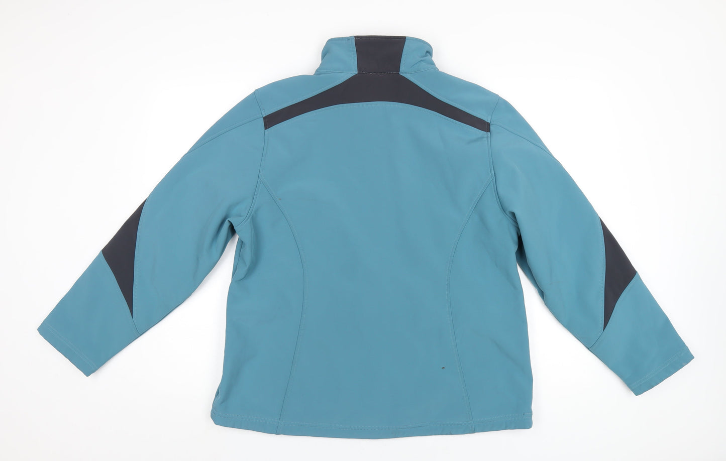 Aviva Womens Blue Jacket Coat Size XL Zip