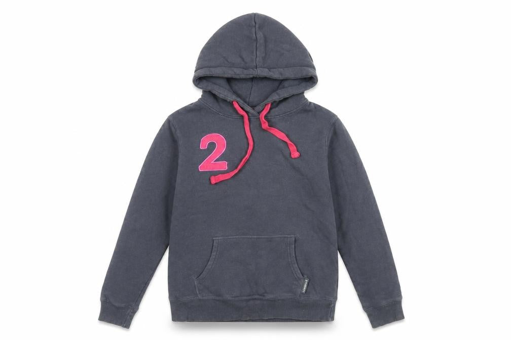 Lansdown Womens Grey Cotton Pullover Hoodie Size 10 Pullover
