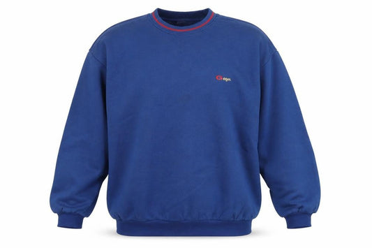 Geezer Mens Blue Cotton Pullover Sweatshirt Size XL