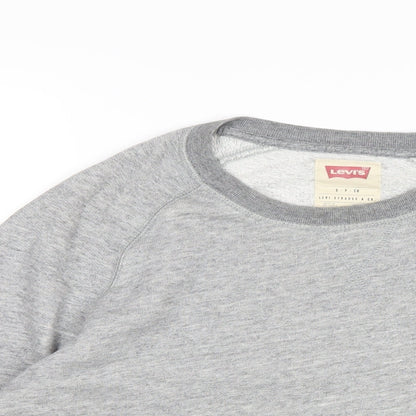Levi's Mens Grey Cotton Pullover Sweatshirt Size S