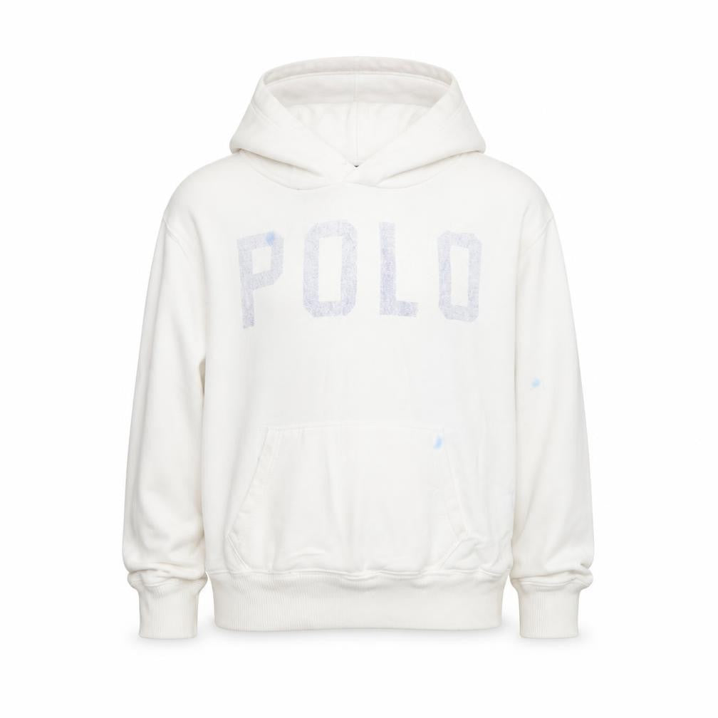 Polo Ralph Lauren Girls White Cotton Pullover Hoodie Size 8-9 Years Pullover