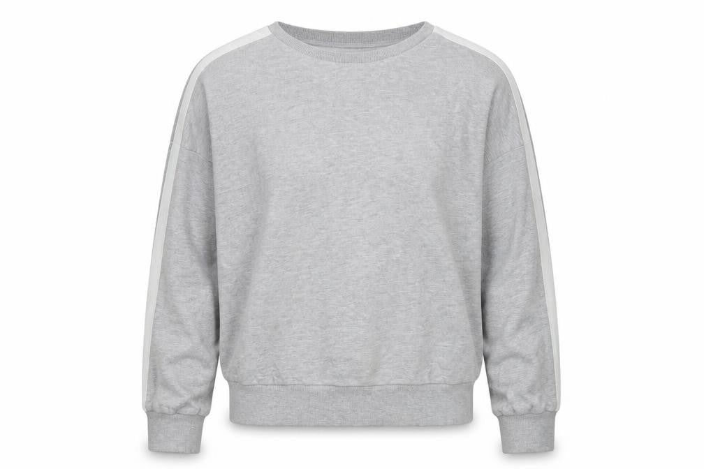H&M Womens Grey Cotton Pullover Sweatshirt Size M Pullover