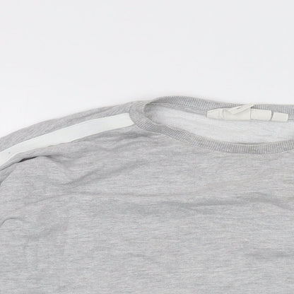 H&M Womens Grey Cotton Pullover Sweatshirt Size M Pullover