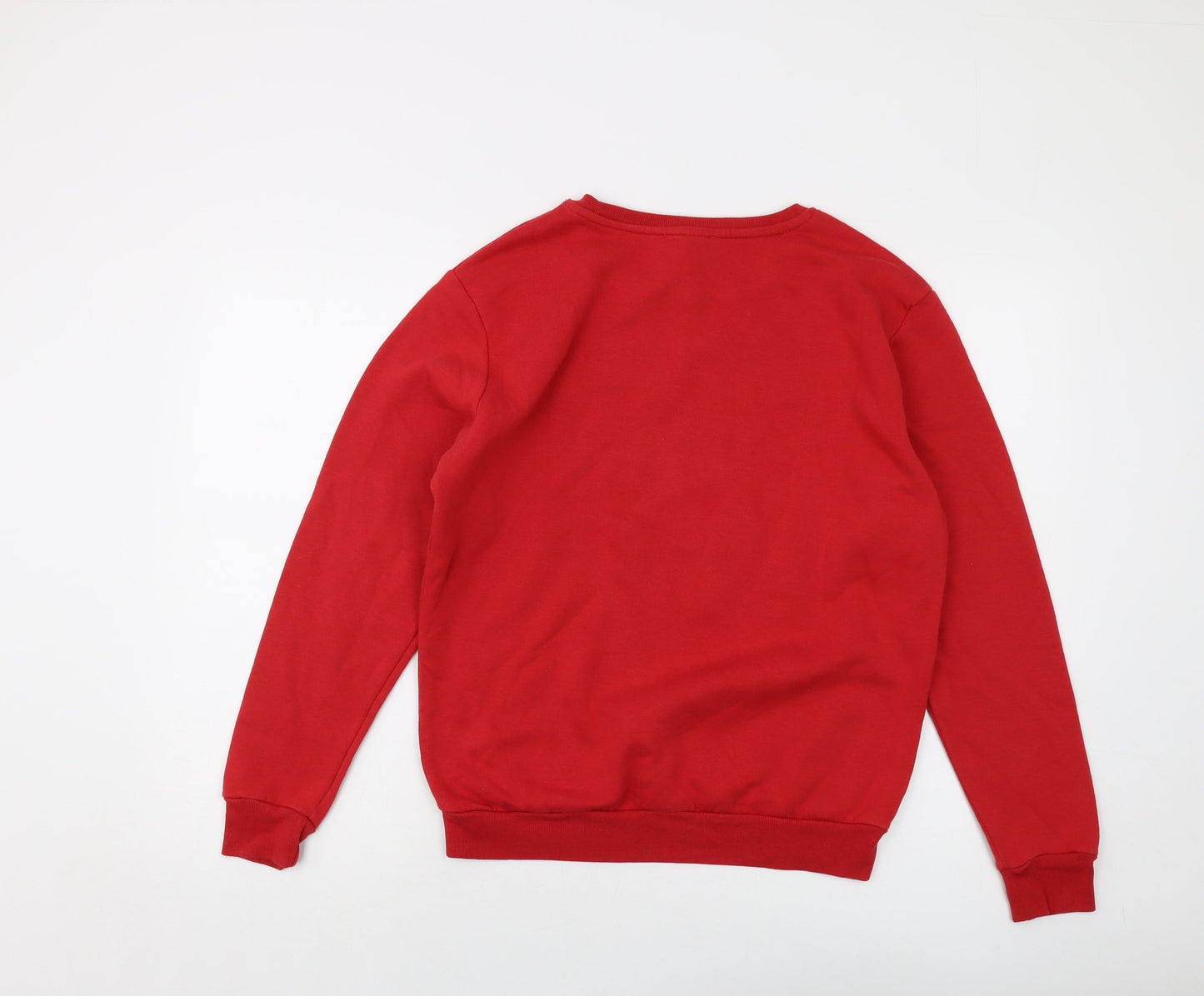 TEX Womens Red Polyester Pullover Sweatshirt Size S Pullover