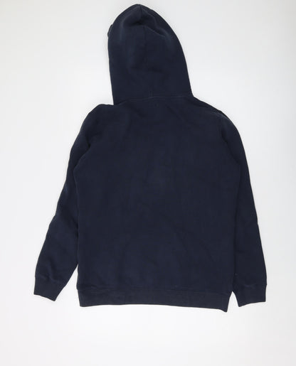 Jack Wills Womens Blue Cotton Pullover Hoodie Size 8 Pullover
