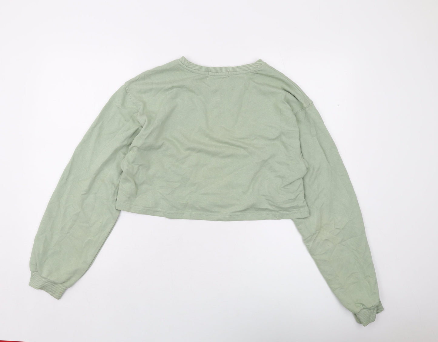 Pull&Bear Womens Green Cotton Pullover Sweatshirt Size XL Pullover - California