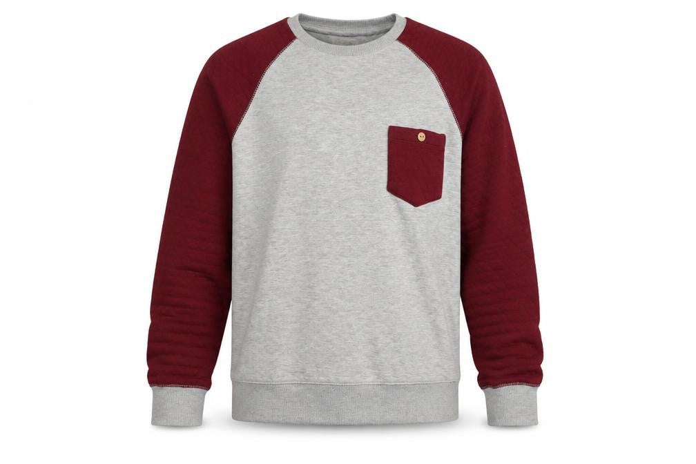 Burton Mens Grey Cotton Pullover Sweatshirt Size S