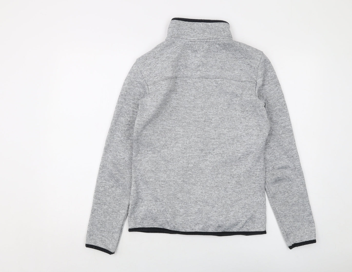 Marks and Spencer Womens Grey Jacket Size 8 Zip