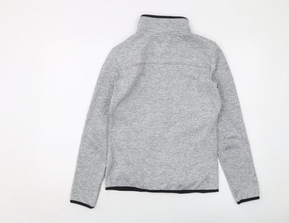 Marks & Spencer Womens Grey Jacket Size 8 Zip