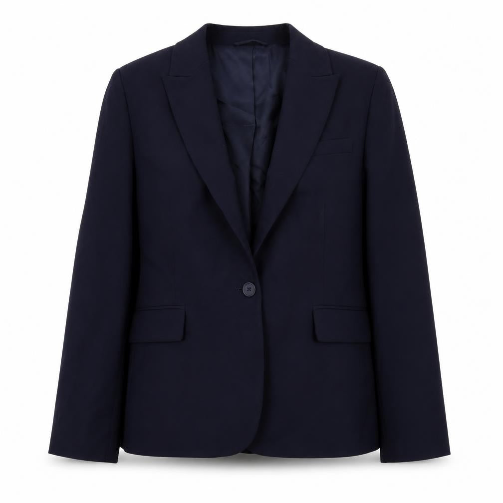 Marks & Spencer Womens Blue Jacket Size 12 Button