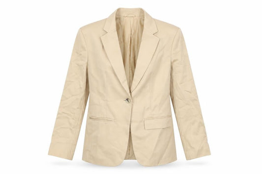Marks & Spencer Womens Beige Jacket Size 8 Button