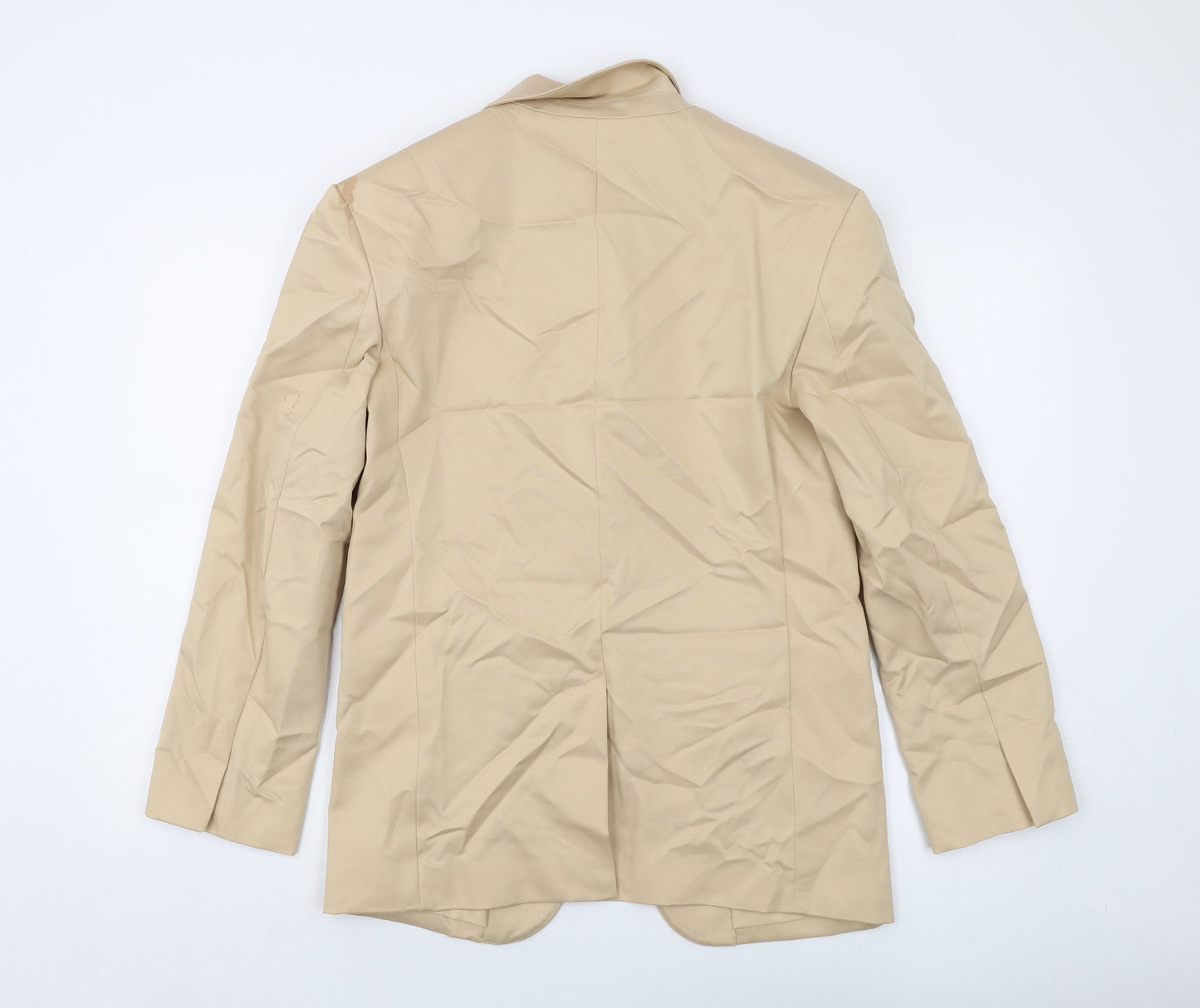 Marks and Spencer Womens Beige Jacket Size 8 Button