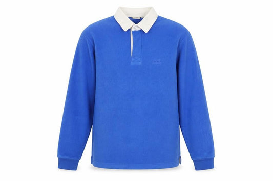 Cotton Traders Mens Blue Polyester Pullover Sweatshirt Size XS - Logo, Embroidered