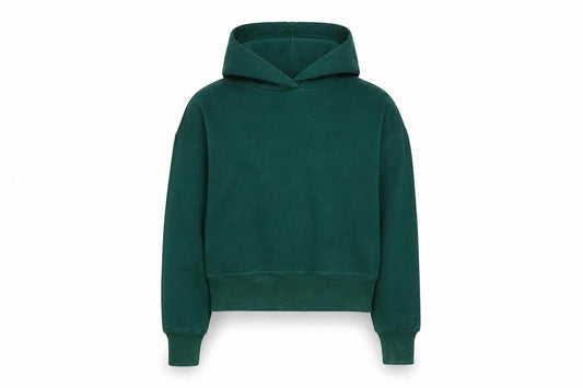 Zara Womens Green Cotton Pullover Hoodie Size S Pullover