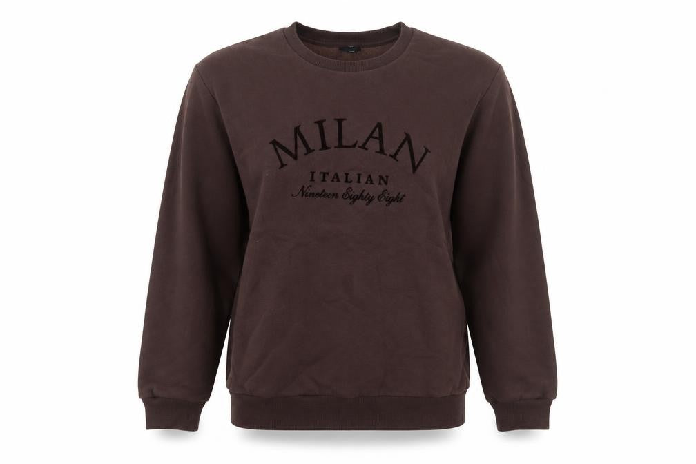 River Island Womens Brown Cotton Pullover Sweatshirt Size S Pullover - Milan