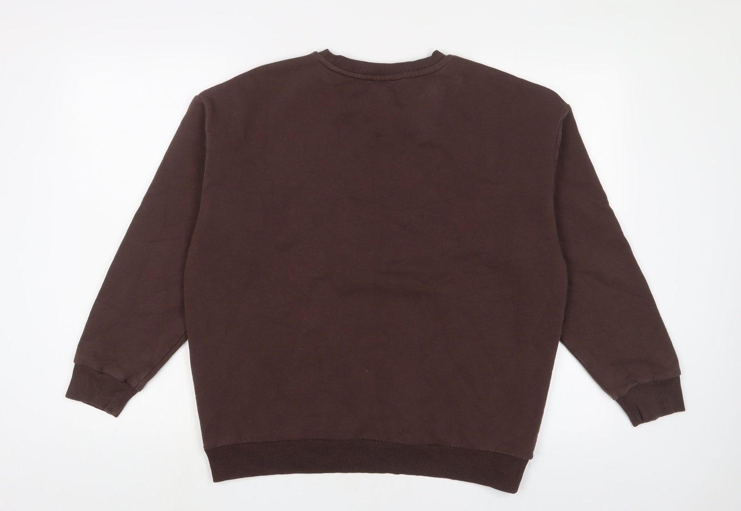 River Island Womens Brown Cotton Pullover Sweatshirt Size S Pullover - Milan
