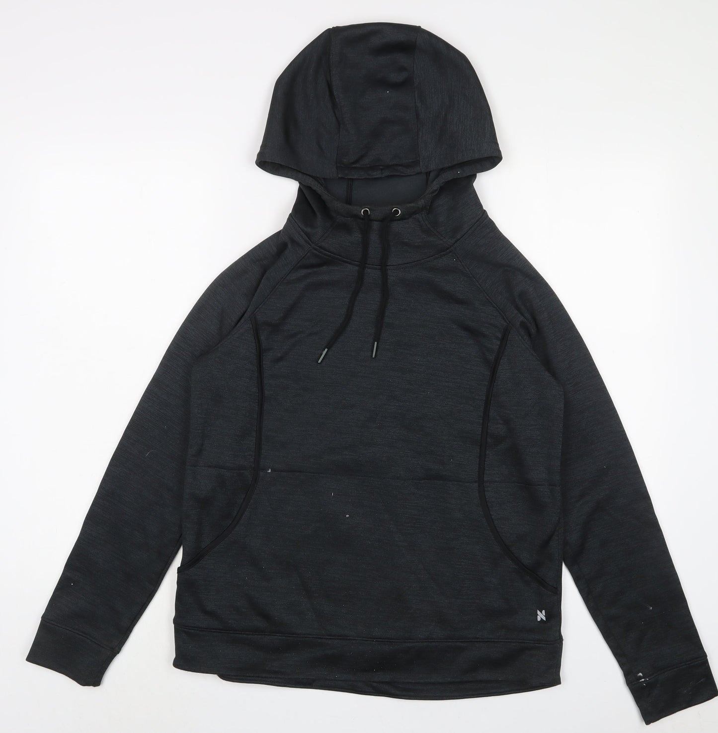 NEXT Womens Grey Polyester Pullover Hoodie Size 10 Pullover