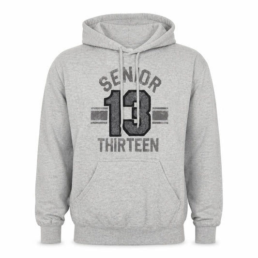 Jostens Mens Grey Cotton Pullover Hoodie Size S - Embroidered