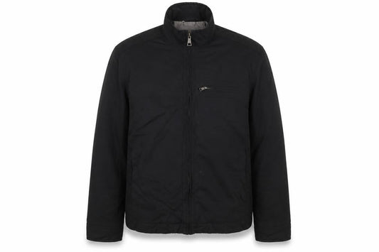 Autograph Mens Black Jacket Coat Size M Zip