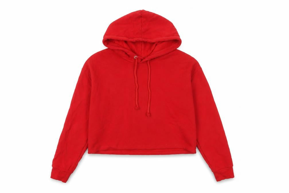 H&M Womens Red Cotton Pullover Hoodie Size XS Pullover