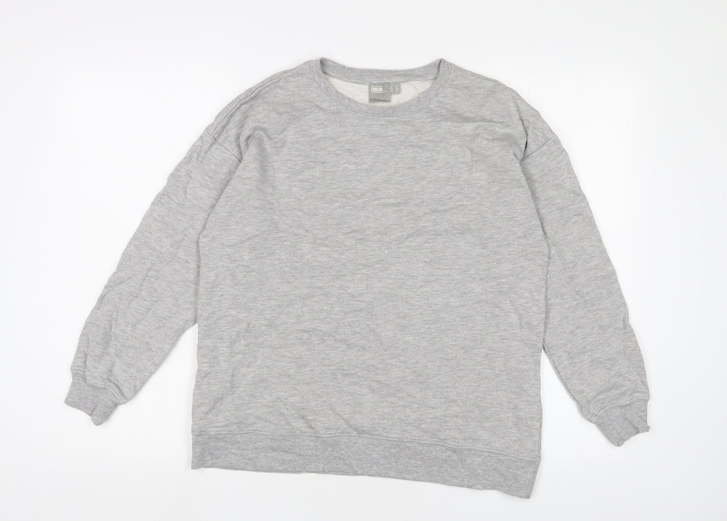 ASOS Womens Red Cotton Pullover Sweatshirt Size 10 Pullover