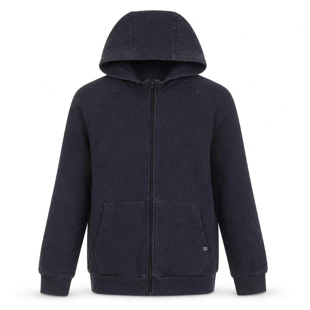 Next Boys Blue Cotton Full Zip Hoodie Size 13 Years Zip