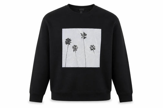 H&M Mens Black Cotton Pullover Sweatshirt Size M
