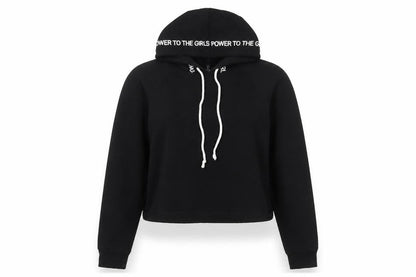H&M Womens Black Cotton Pullover Hoodie Size L Pullover