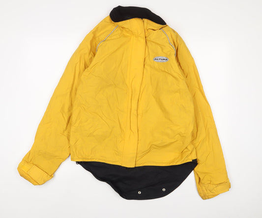 Altura Womens Yellow Jacket Coat Size L Zip