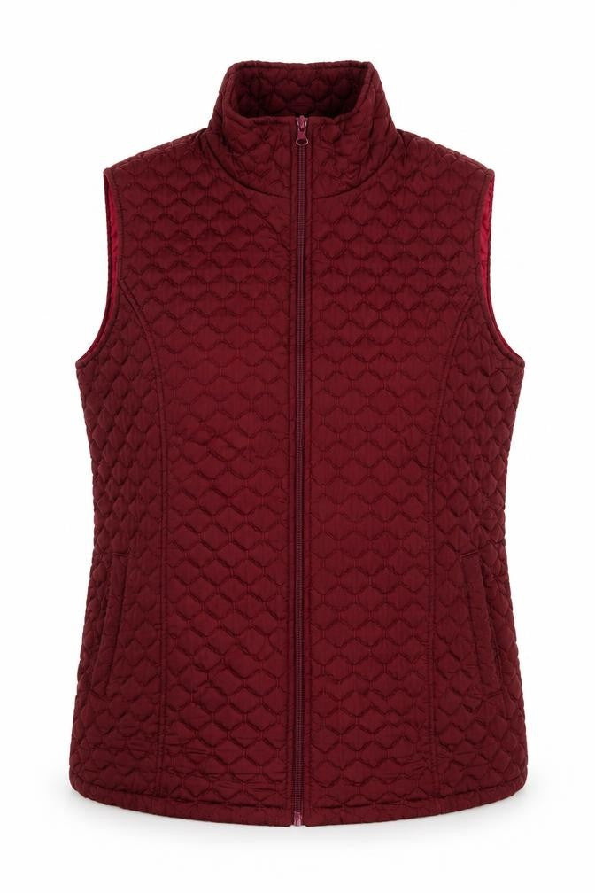 Rut Womens Red Gilet Jacket Size L Zip
