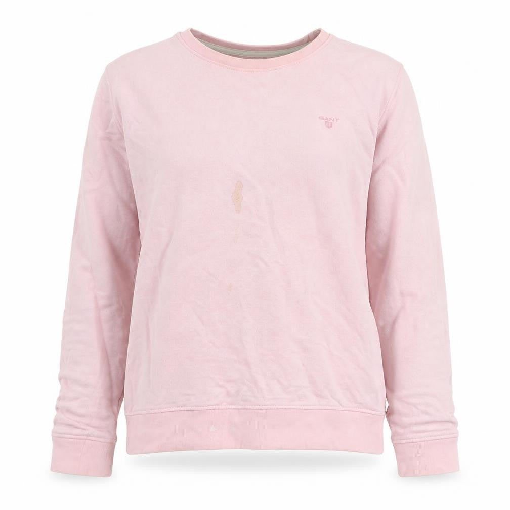 GANT Womens Pink Polyester Pullover Sweatshirt Size L - Logo