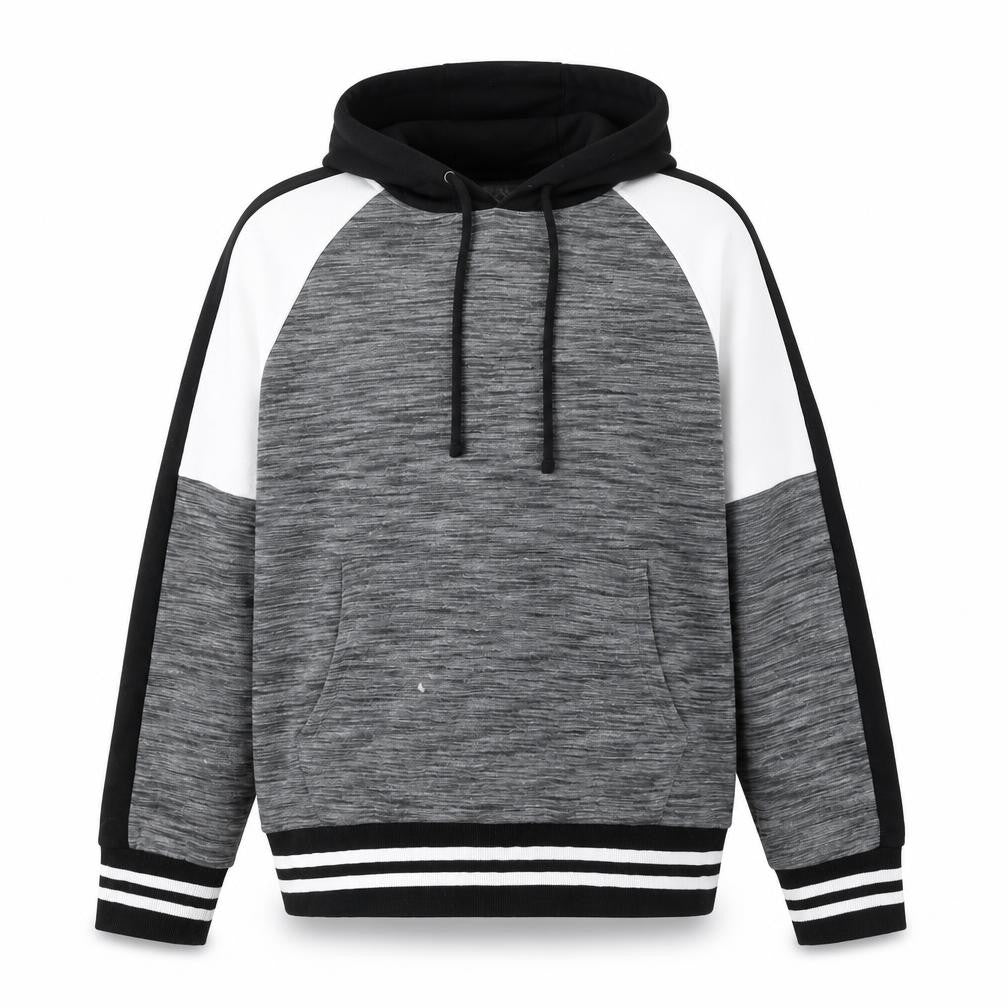 Souluxe Mens Grey Polyester Pullover Hoodie Size L - Logo