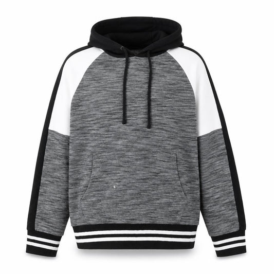 Souluxe Mens Grey Polyester Pullover Hoodie Size L - Logo