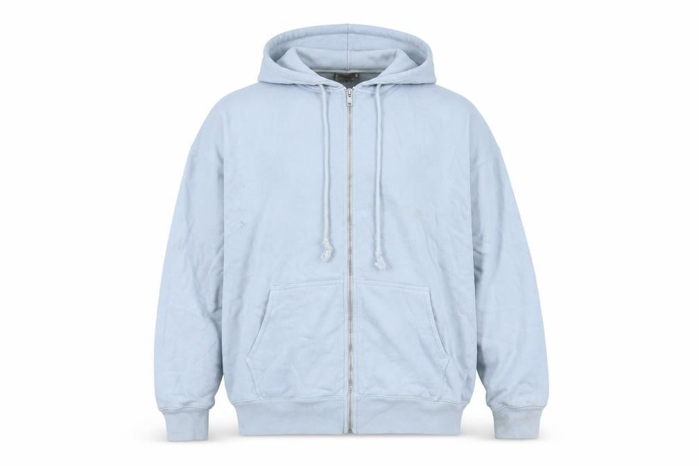 Brandy Melville Mens Blue Jacket Size 3XL Zip - Logo