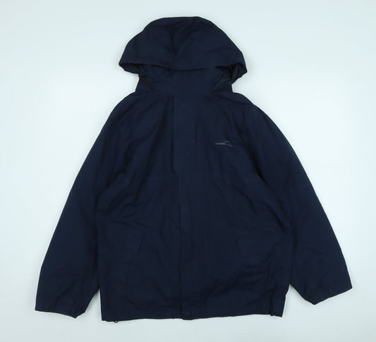 Freedom Trail Womens Blue 3-in-1 Jacket Jacket Size M Zip - Logo