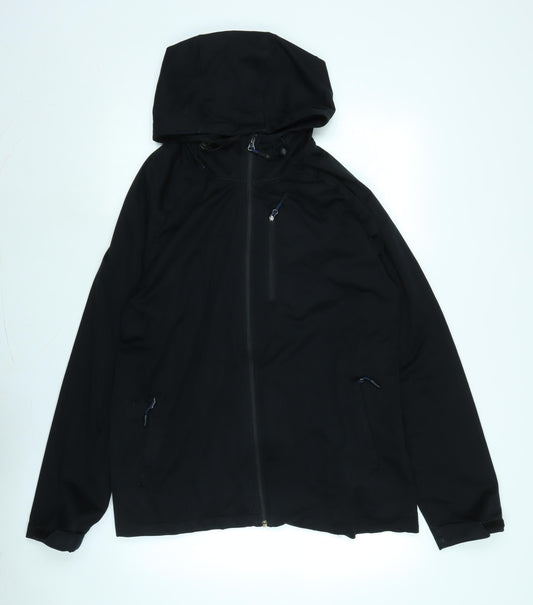 32 cool Mens Black Jacket Size L Zip