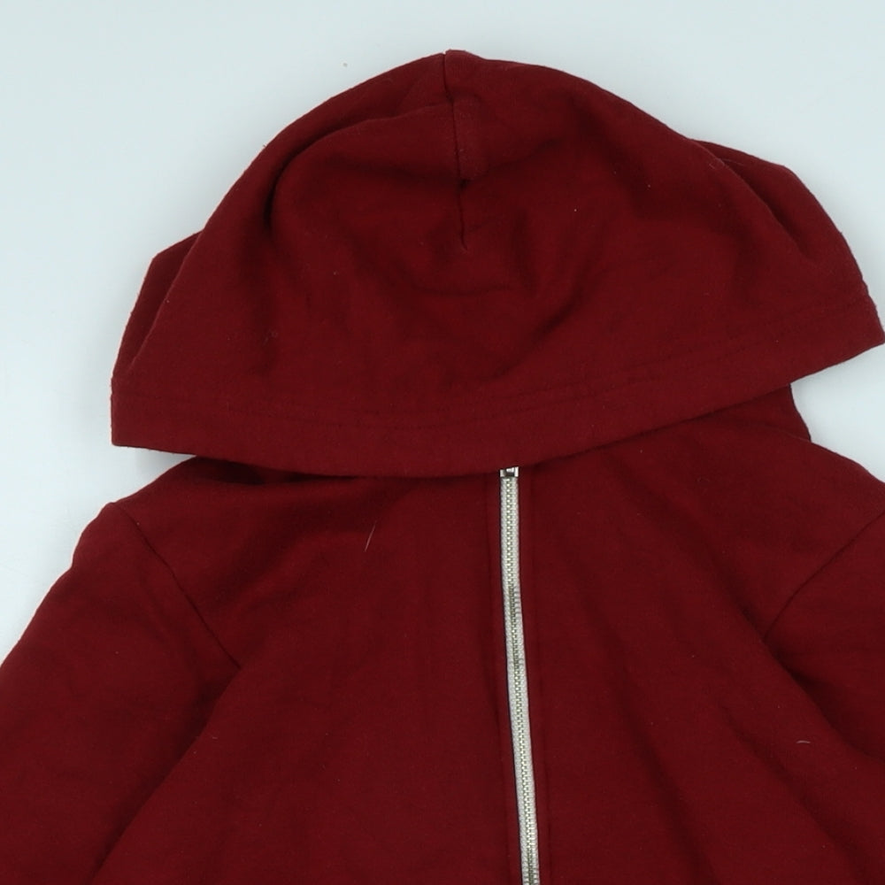 American Apparel Boys Red Jacket Size 2XS Zip