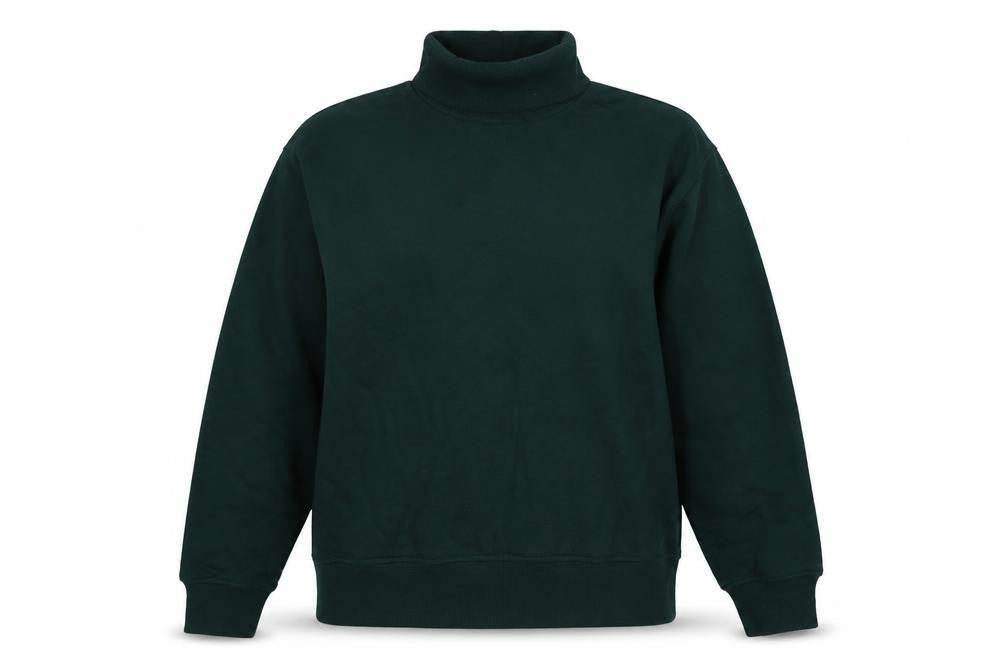 Zara Womens Green Polyester Pullover Sweatshirt Size M