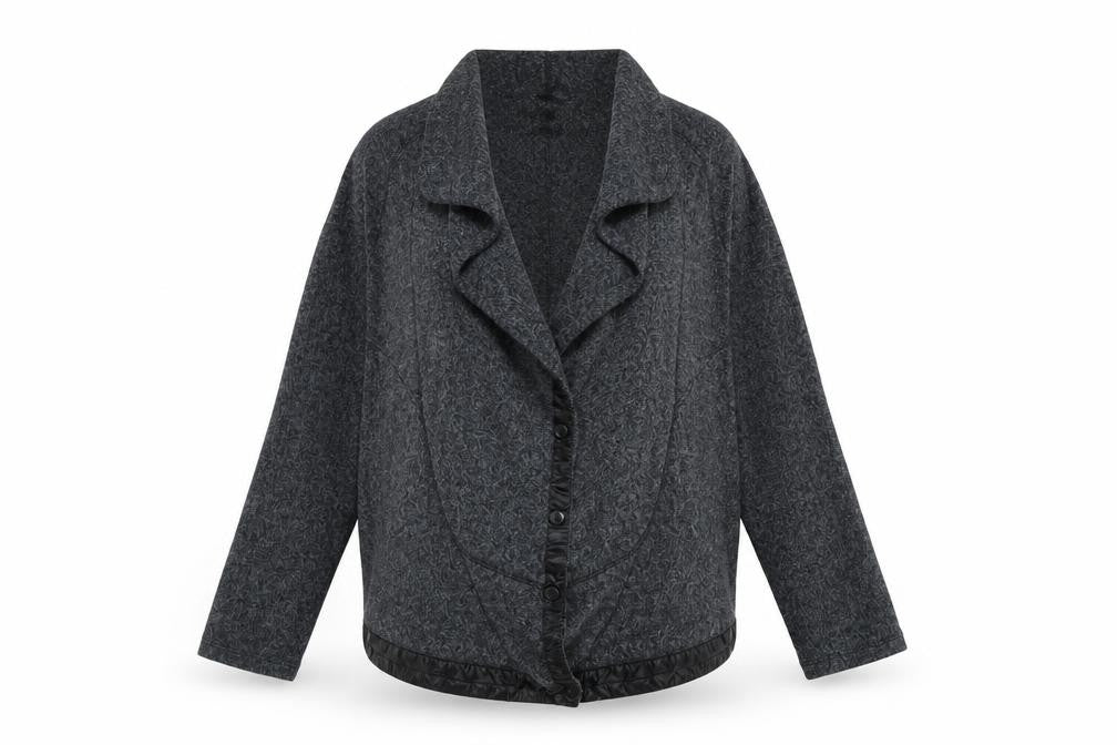 TS Womens Grey V-Neck Polyester Shrug Jumper Size S