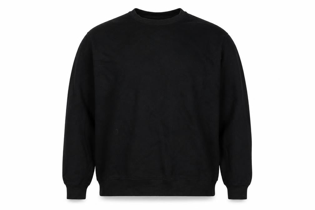 H&M Mens Black Polyester Pullover Sweatshirt Size M