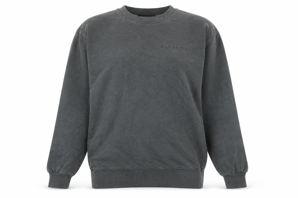 PRETTYLITTLETHING Womens Grey Polyester Pullover Sweatshirt Size M