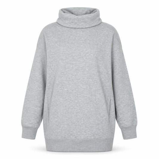 New Look Womens Grey Polyester Pullover Sweatshirt Size M