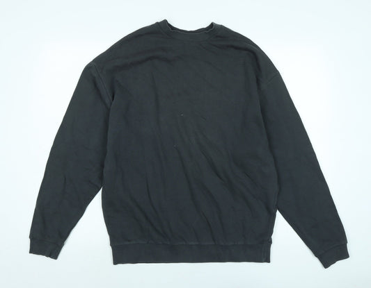 ASOS Womens Grey Polyester Pullover Sweatshirt Size M