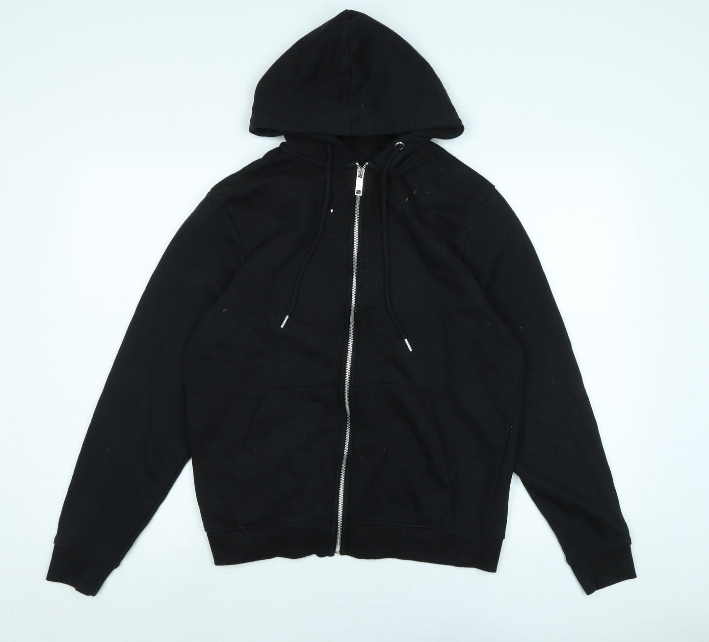 boo hoo man Mens Black Jacket Size XS Zip